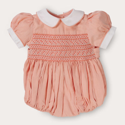 Hand Smocked Clementine Romper
