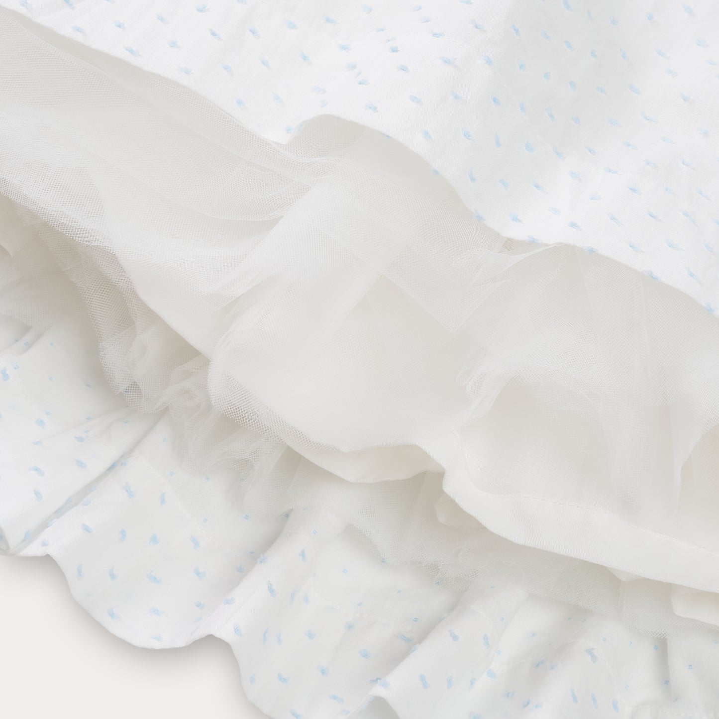 Hand Smocked White Lux Dress
