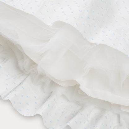 Hand Smocked White Lux Dress