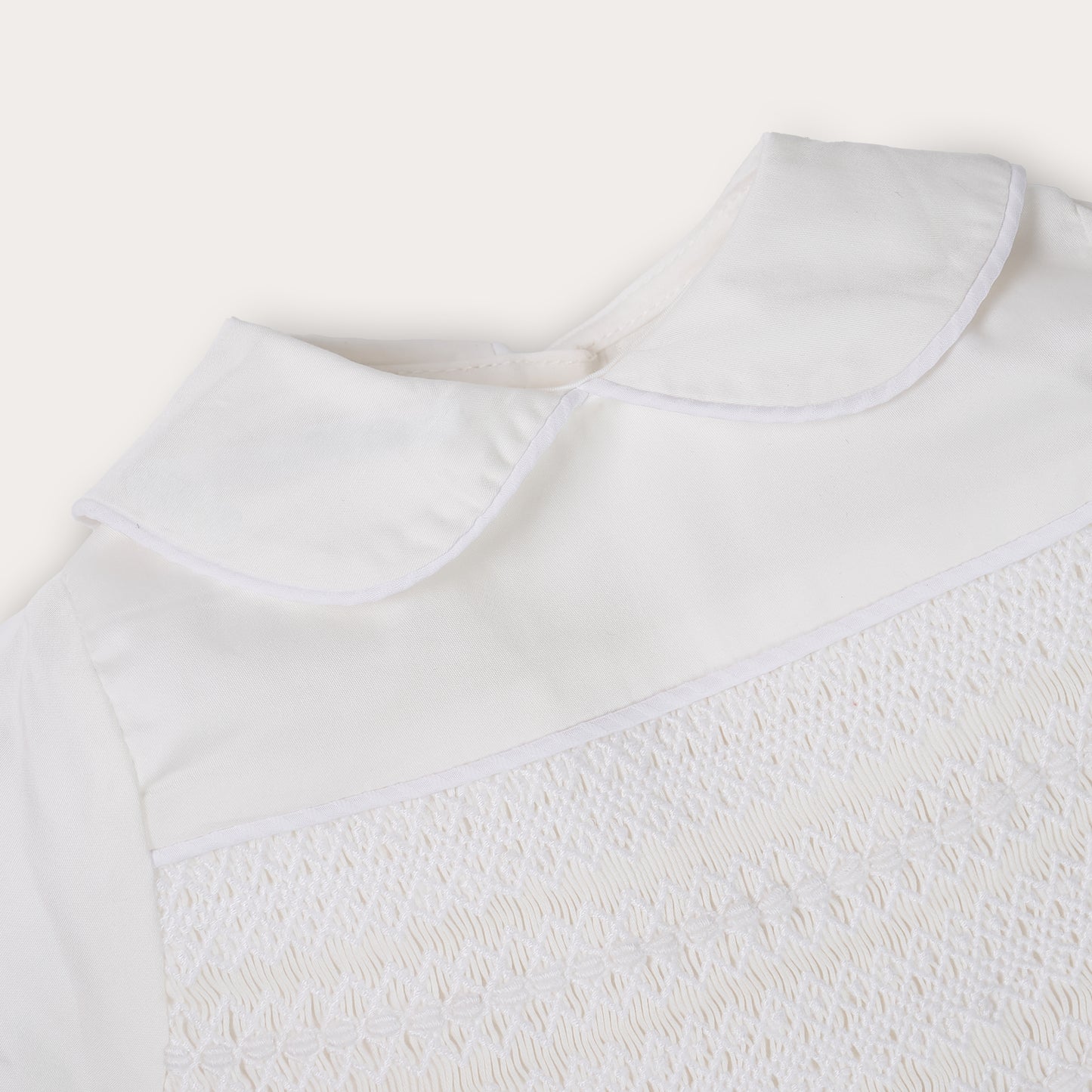 Boys Lux Hand Smocked Bubble Set