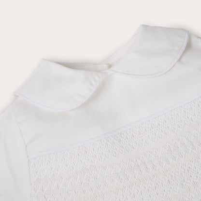 Boys Lux Hand Smocked Bubble Set