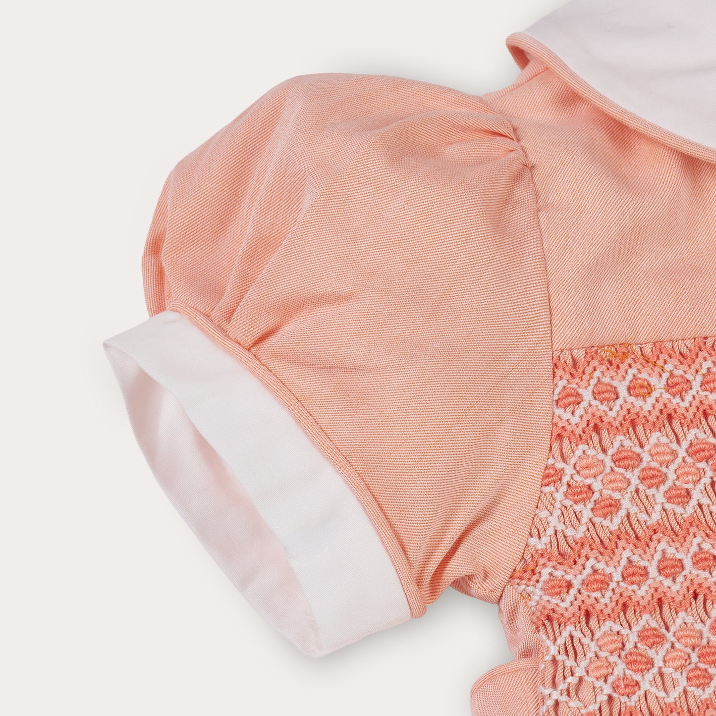 Hand Smocked Clementine Romper