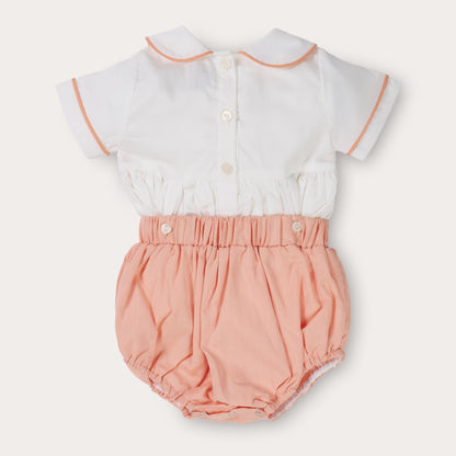 Baby Boys Hand Smocked Clementine Set