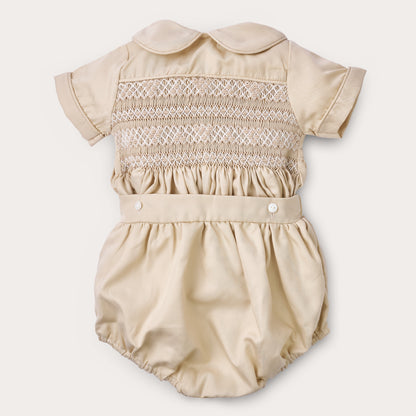 The Auden Boys Hand Smocked Bubble Set