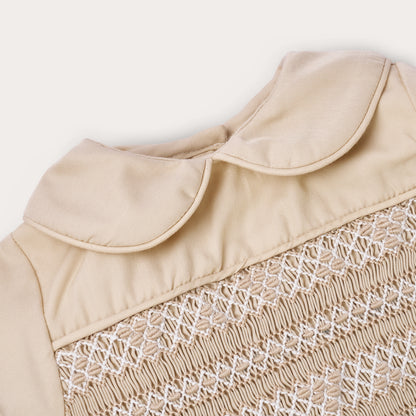 The Auden Boys Hand Smocked Bubble Set