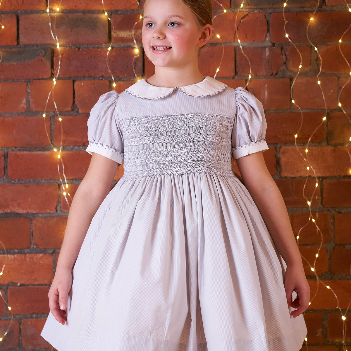 Hand Smocked Stirling Dress