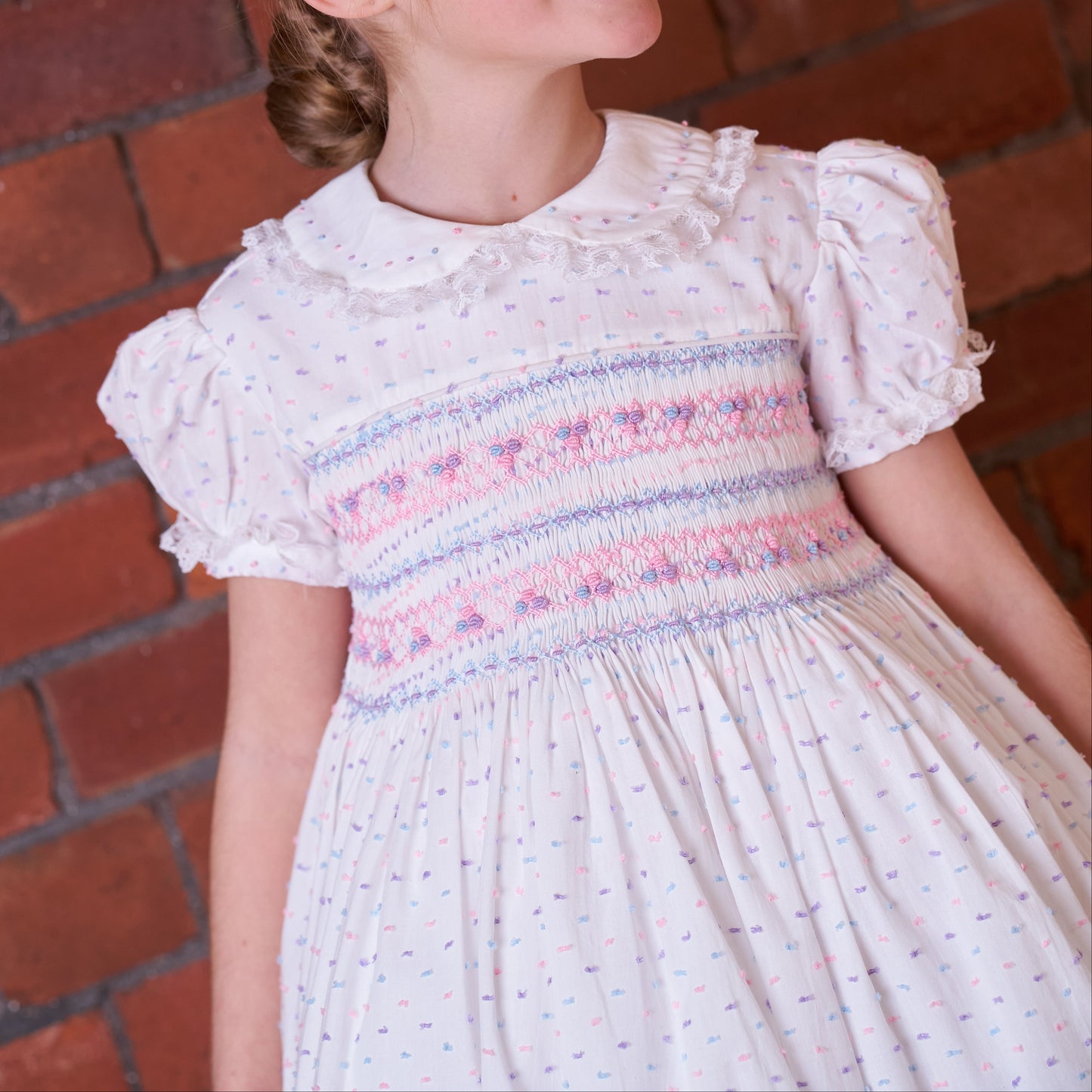 Hand smocked BELLA dress