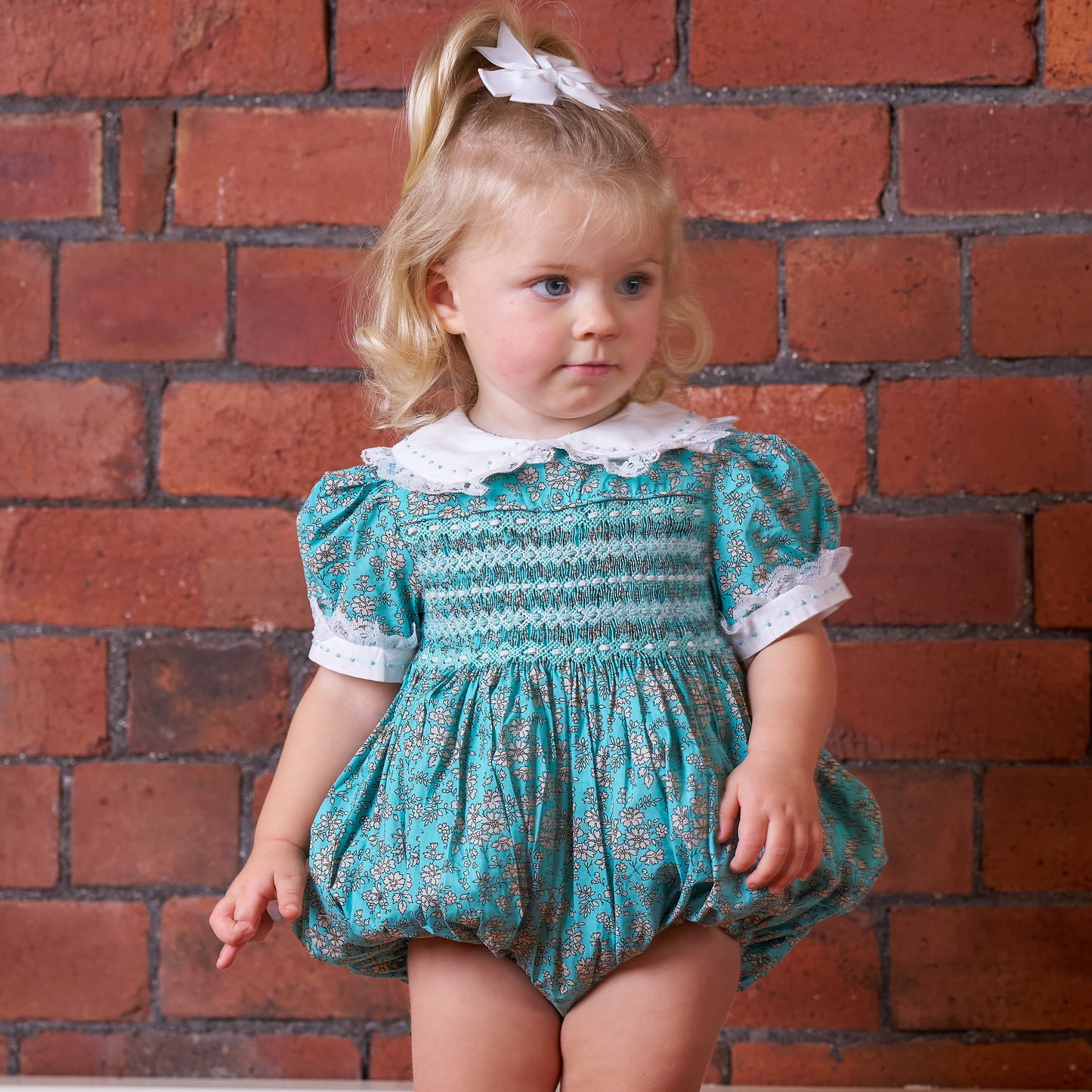 Hand Smocked Celeste Romper