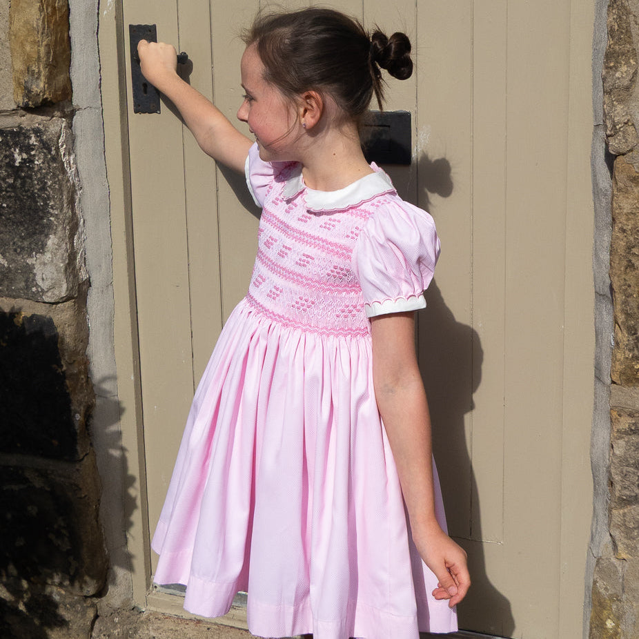 Hand smocked Lynnae dress