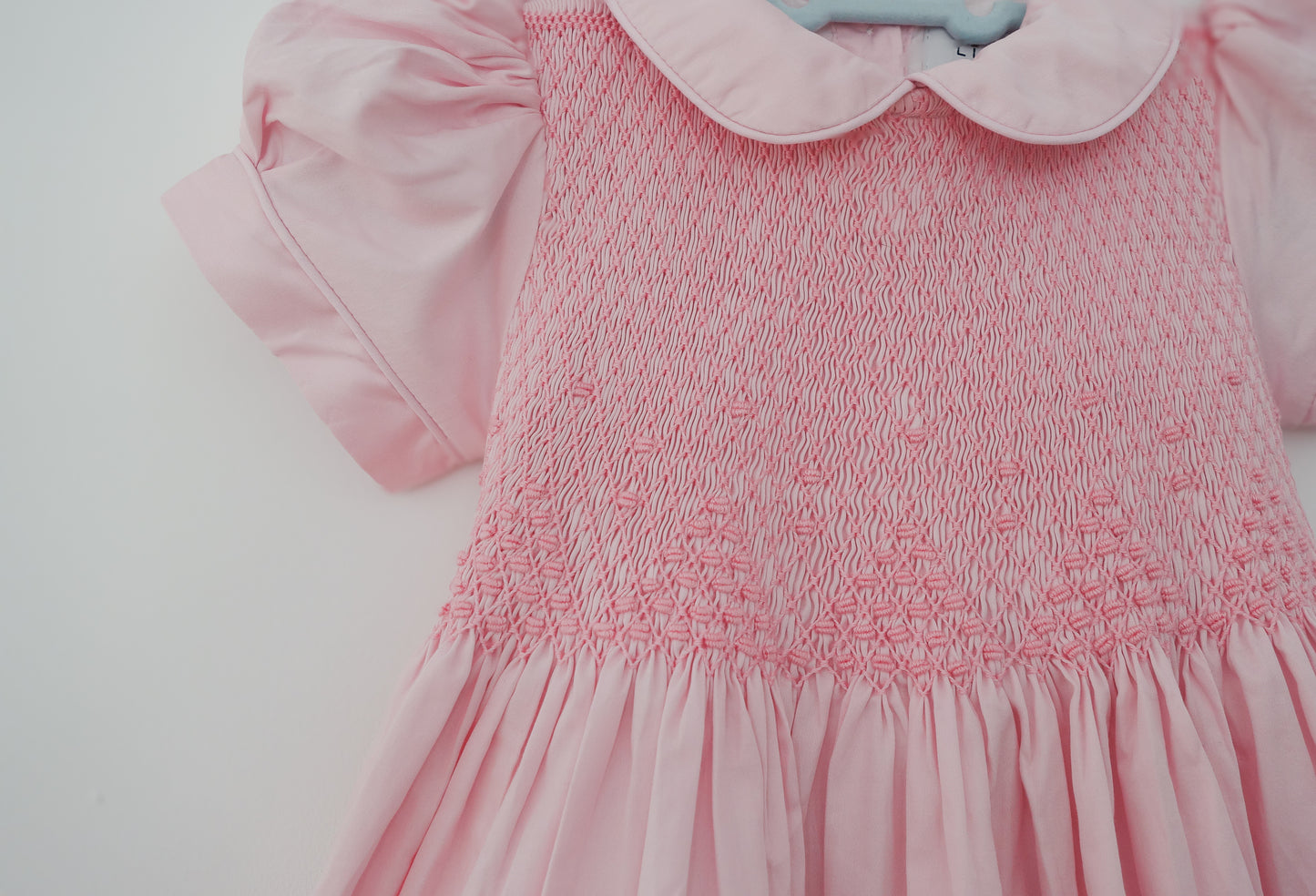 Hand smocked BONNIE dress pink ONE LEFT!