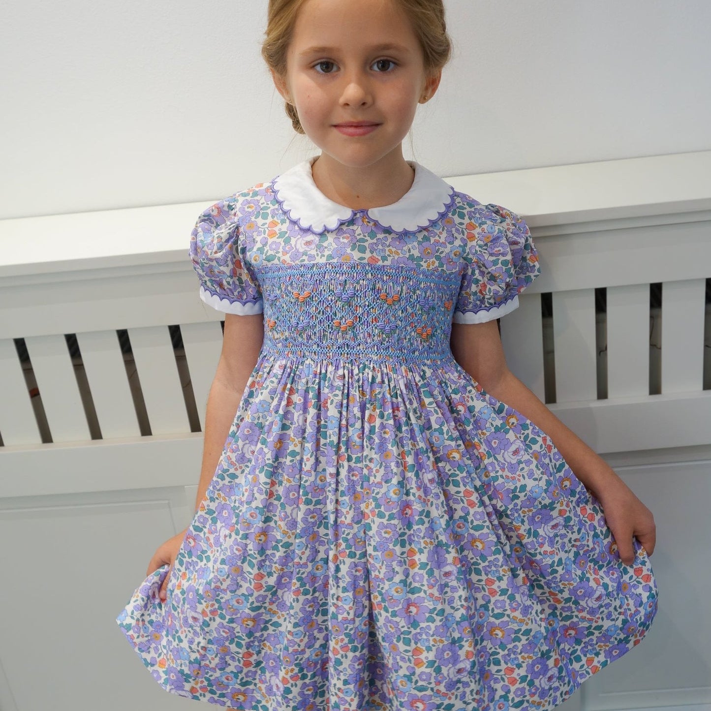 Hand smocked ASPEN dress