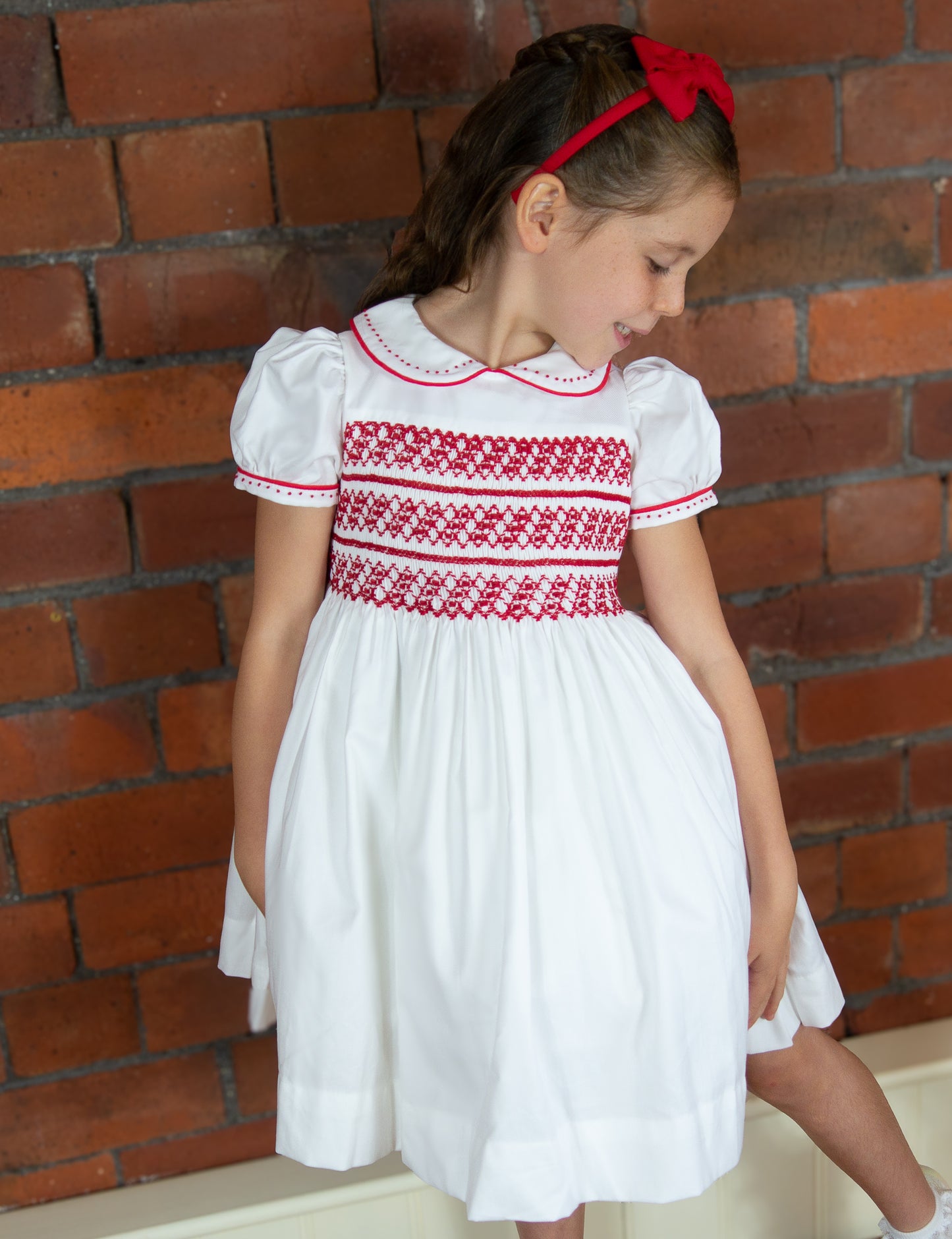 Hand smocked Estelle dress