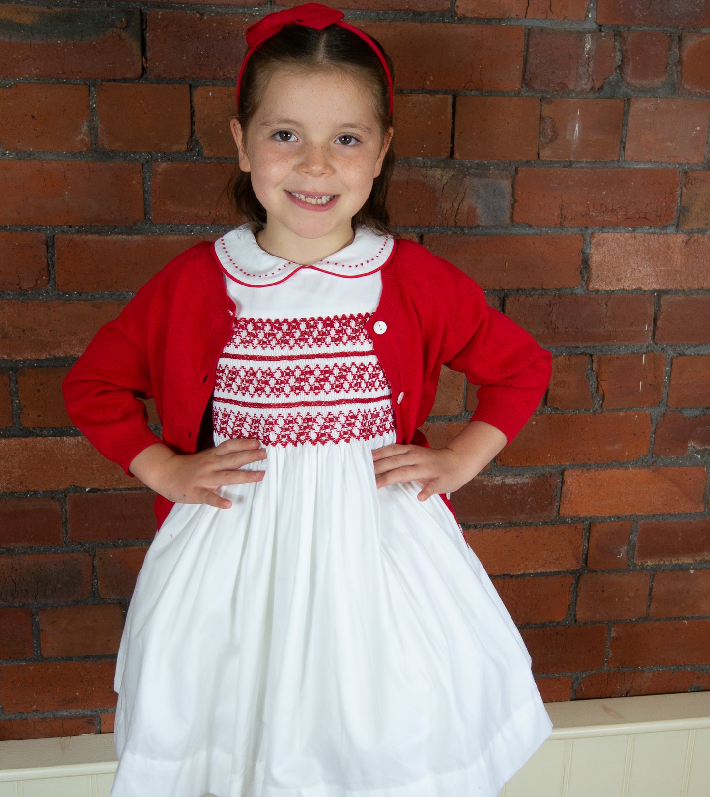 Hand smocked Estelle dress