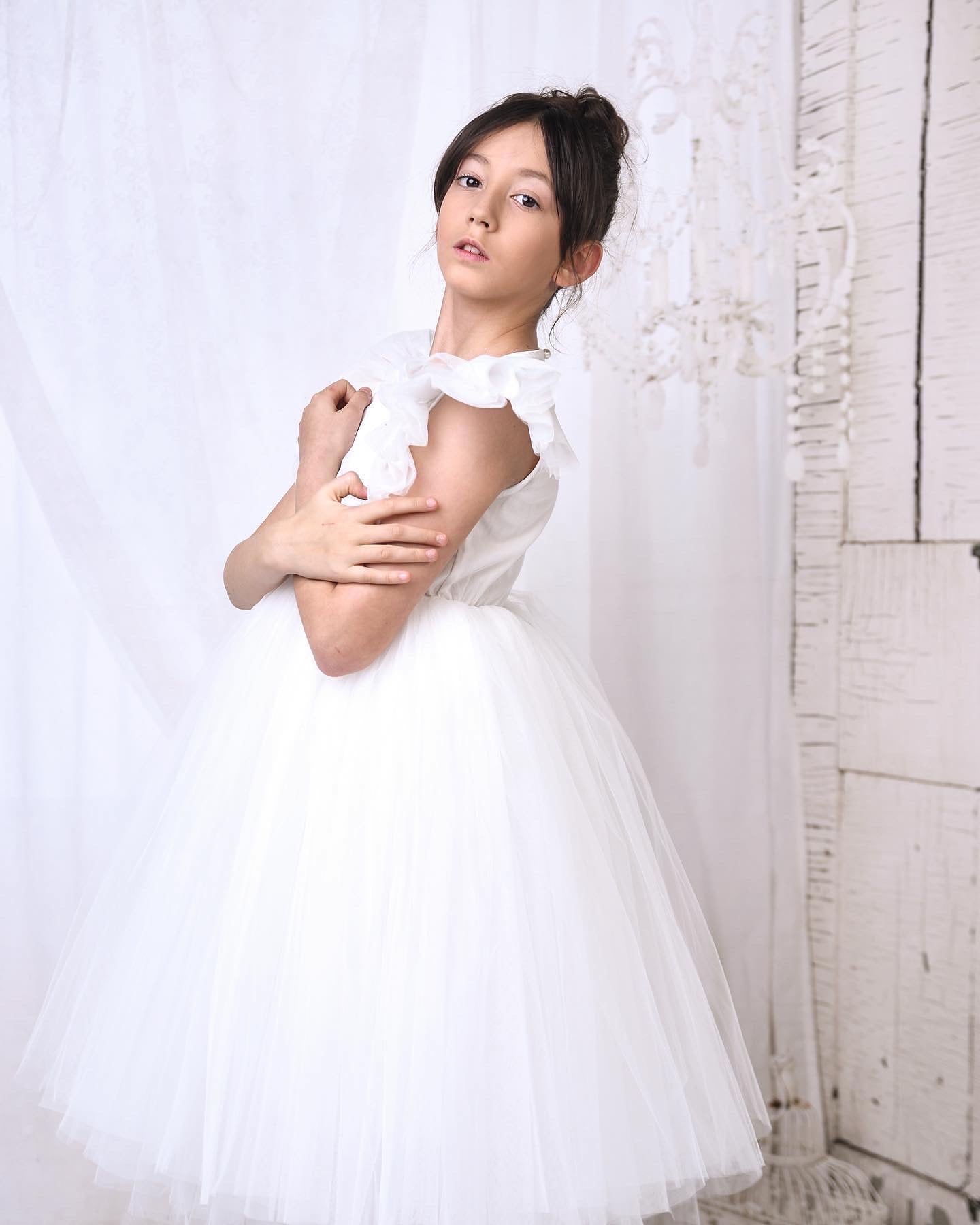 White Tulle Dress