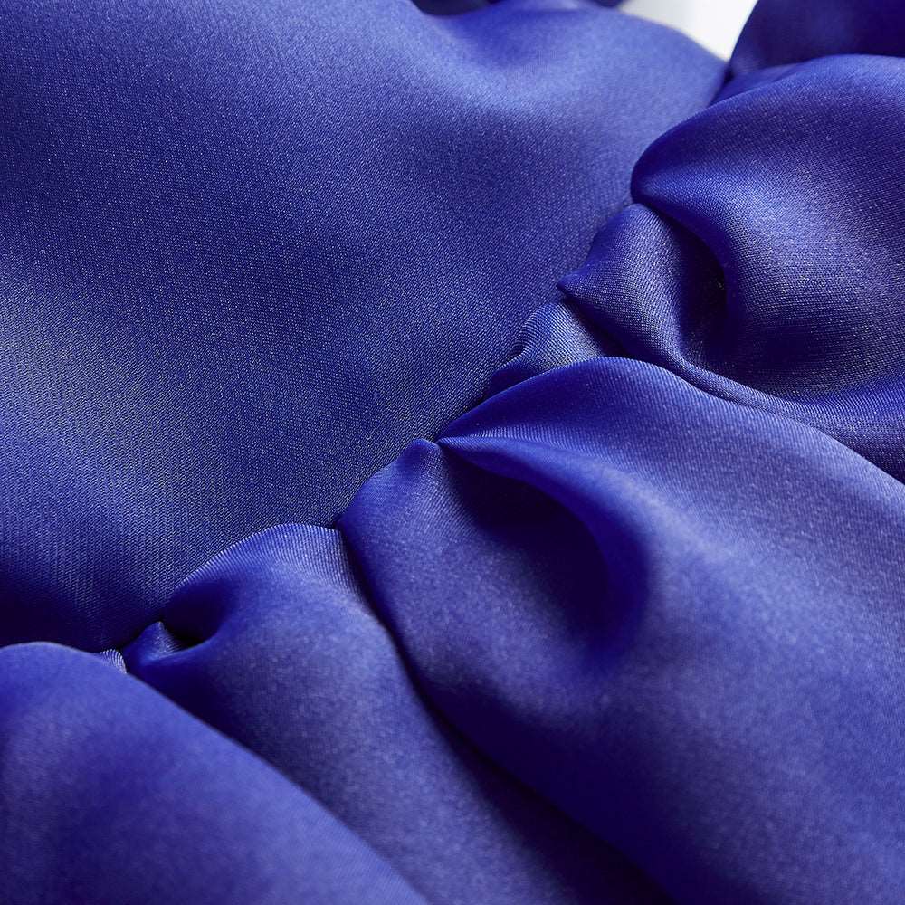 Sapphire blue tulle volume dress