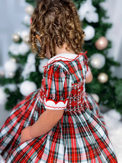 Hand smocked CAMERON dress and hairband