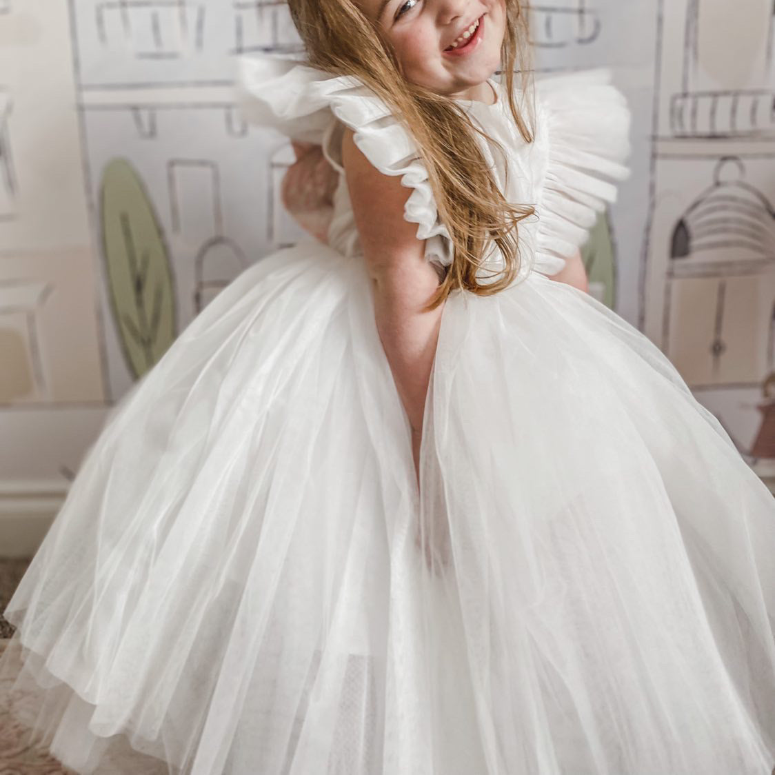 White Tulle Dress