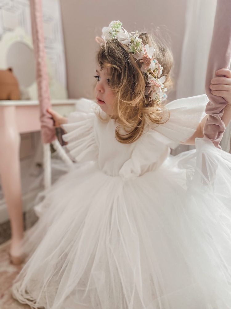 White Tulle Dress