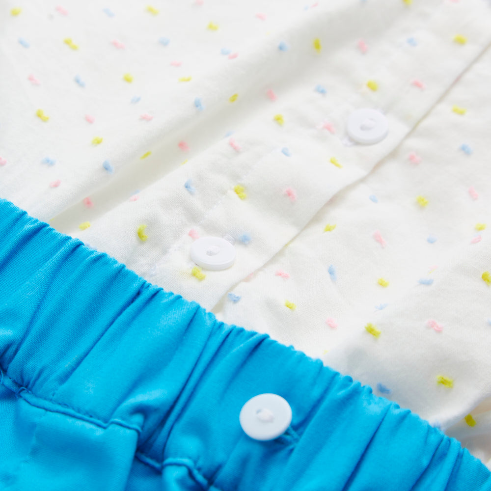 Boy's Hand Smocked Rainbow Set