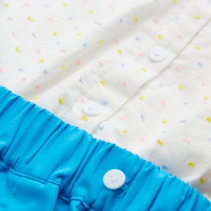 Boy's Hand Smocked Rainbow Set