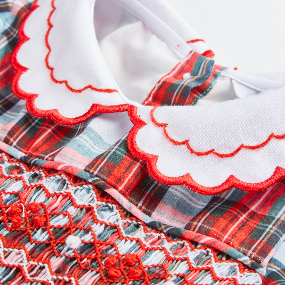 Hand smocked CAMERON dress and hairband