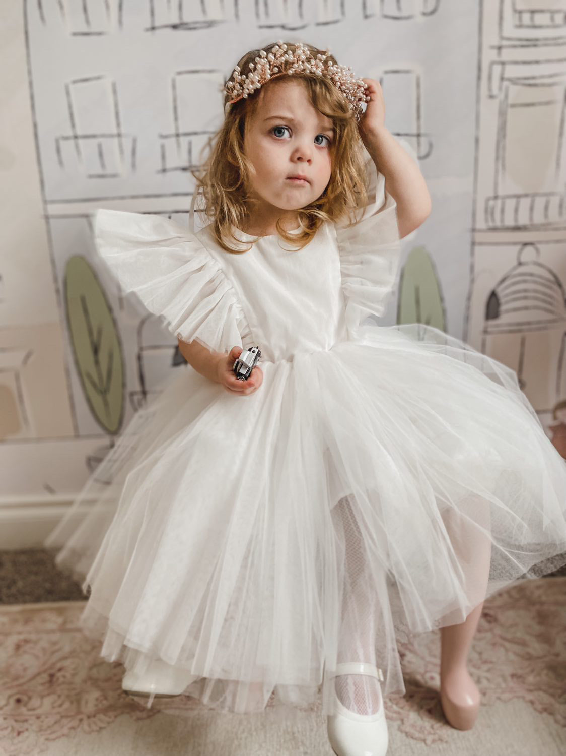 White Tulle Dress