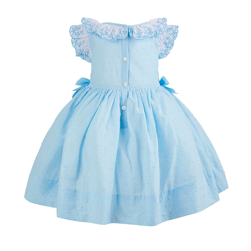 Blue Plumeti Lace Dress  ONE LEFT!