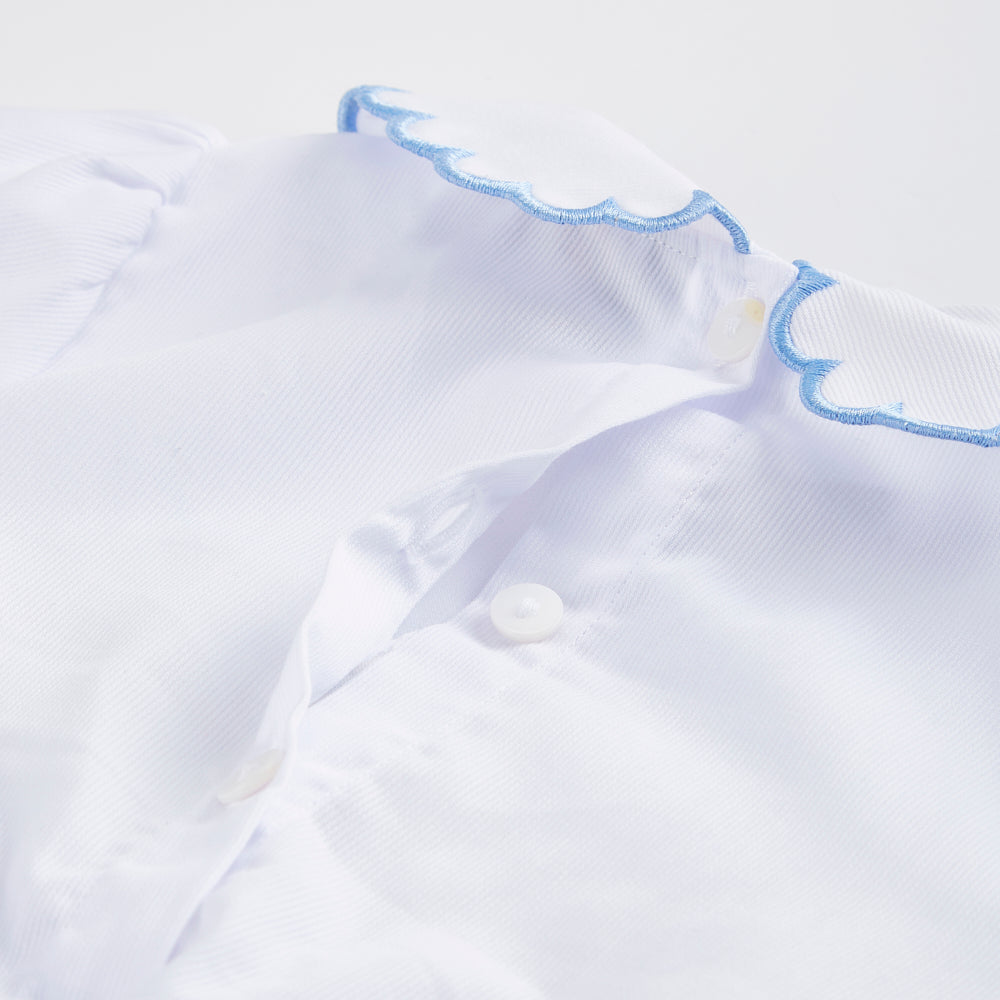 Boy's Hand Smocked lemon and blue Set ONE LEFT!