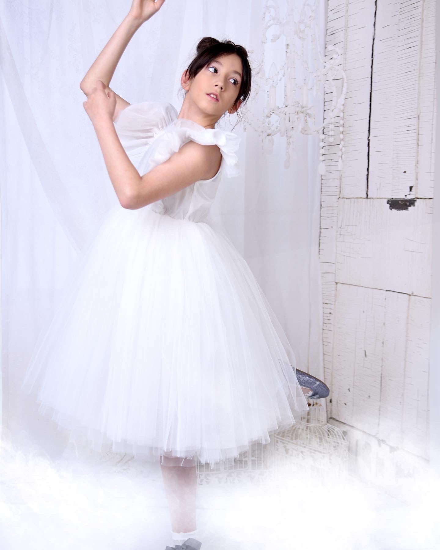White Tulle Dress