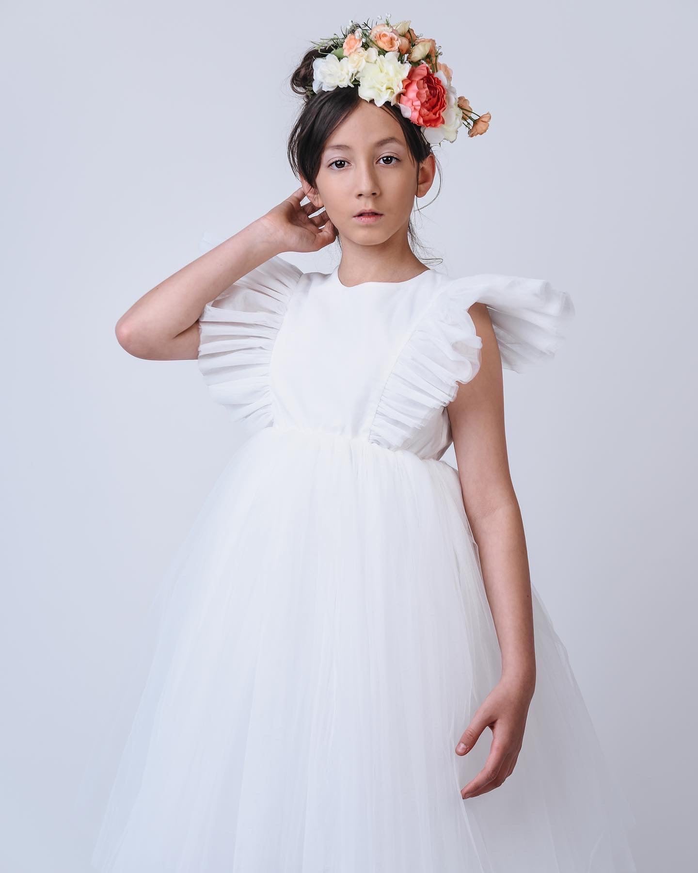 White Tulle Dress