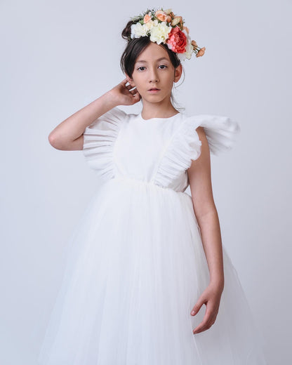 White Tulle Dress