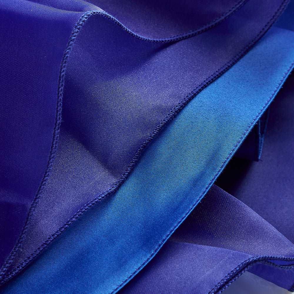 Sapphire blue tulle volume dress
