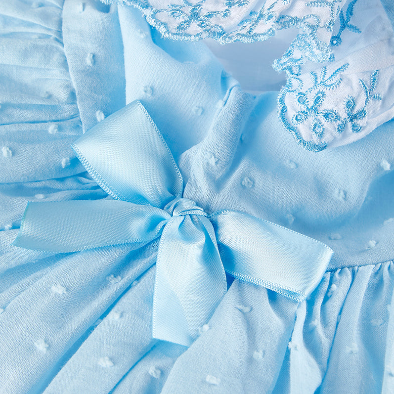 Blue Plumeti Lace Dress  ONE LEFT!