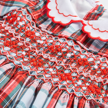 Hand smocked CAMERON dress and hairband