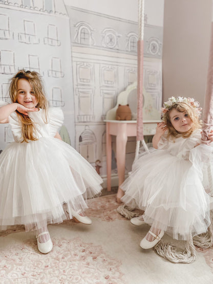 White Tulle Dress