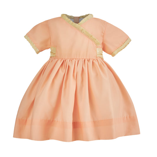 Peach Wrap over Dress
