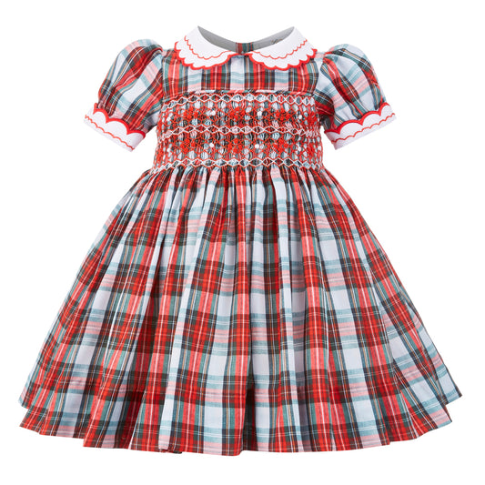 Hand smocked CAMERON dress and hairband