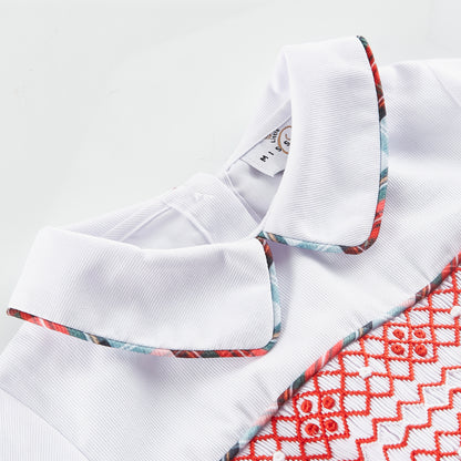 Boy's Hand Smocked tartan set