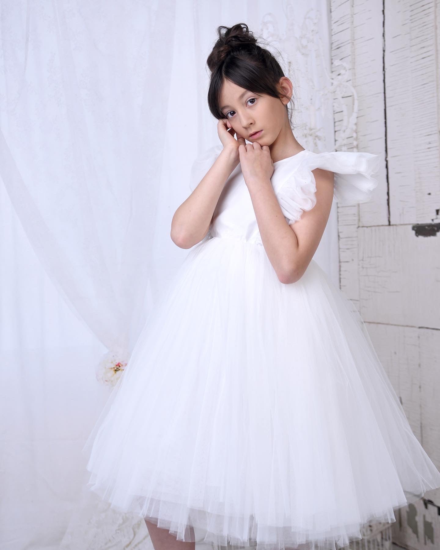 White Tulle Dress